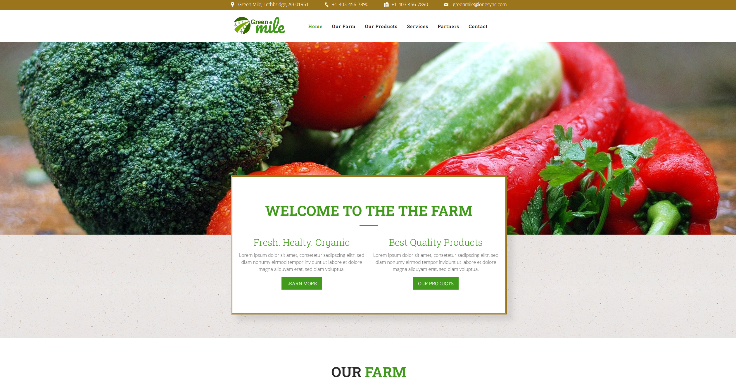 Farm and Ag Website Design by LONE Web Studio