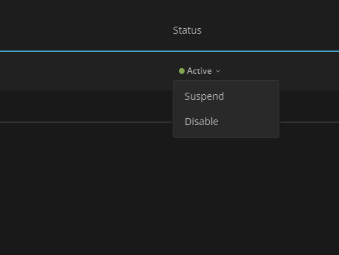 LONE Web Hosting Dashboard Status