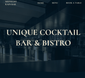 Midnight Rain Bar by LoneSync DX Web Studio tall